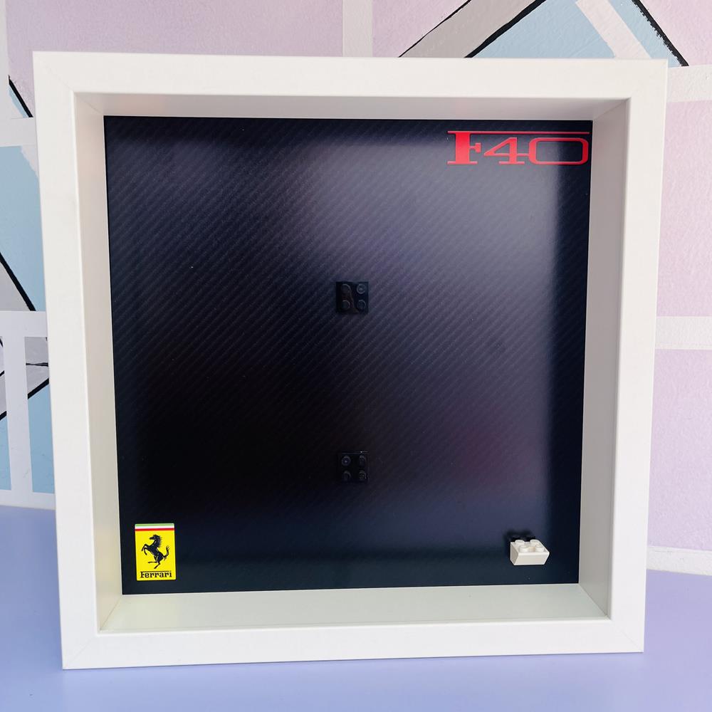 BRICK FRAME CORNICE CLASSIC FRAME ADATTA PER SET LEGO SPEED CHAMPIONS 76934 FERRARI F40 V2 76934