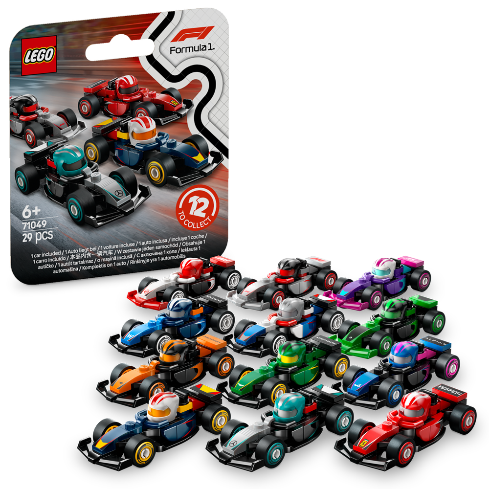 COLLEZIONE COMPLETA LEGO MONOPOSTO DI F1® - 12 PZ 71049
