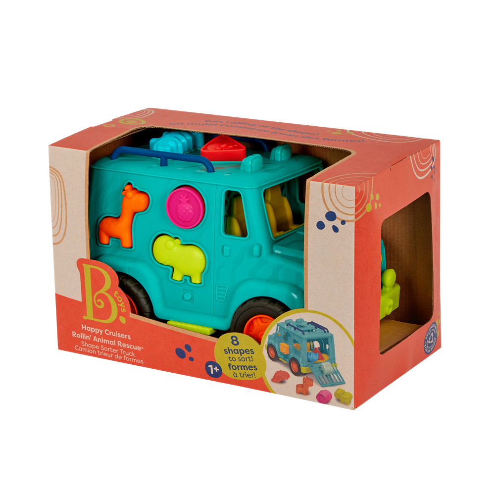 BATTAT B.TOYS ROLLIN' ANIMAL RESCUE BX2024