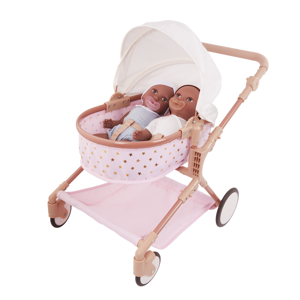 BATTAT PASSEGGINO PER BAMBOLE GEMELLARE LBY7618