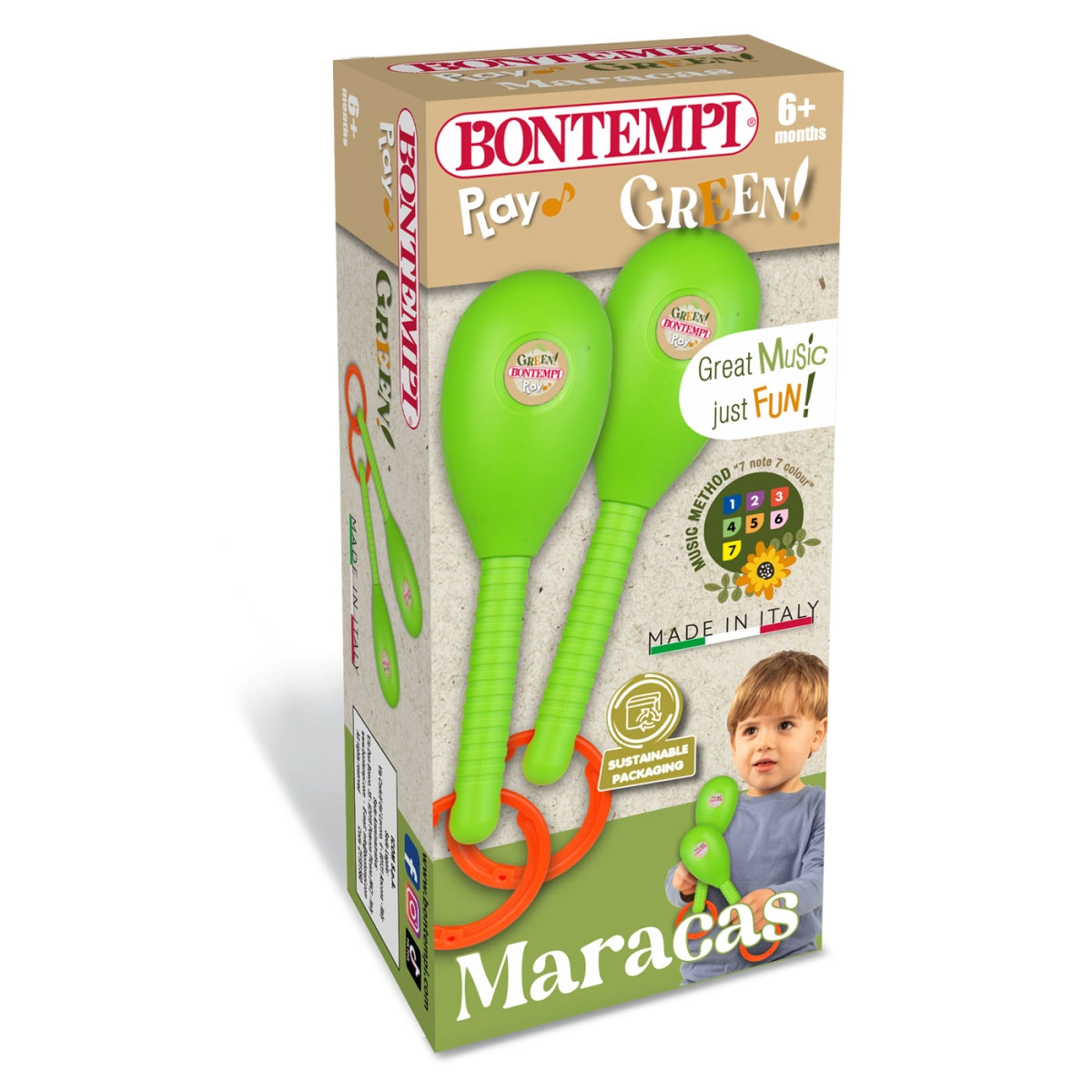 BONTEMPI 2 MARACAS - PLAY GREEN 53 1985