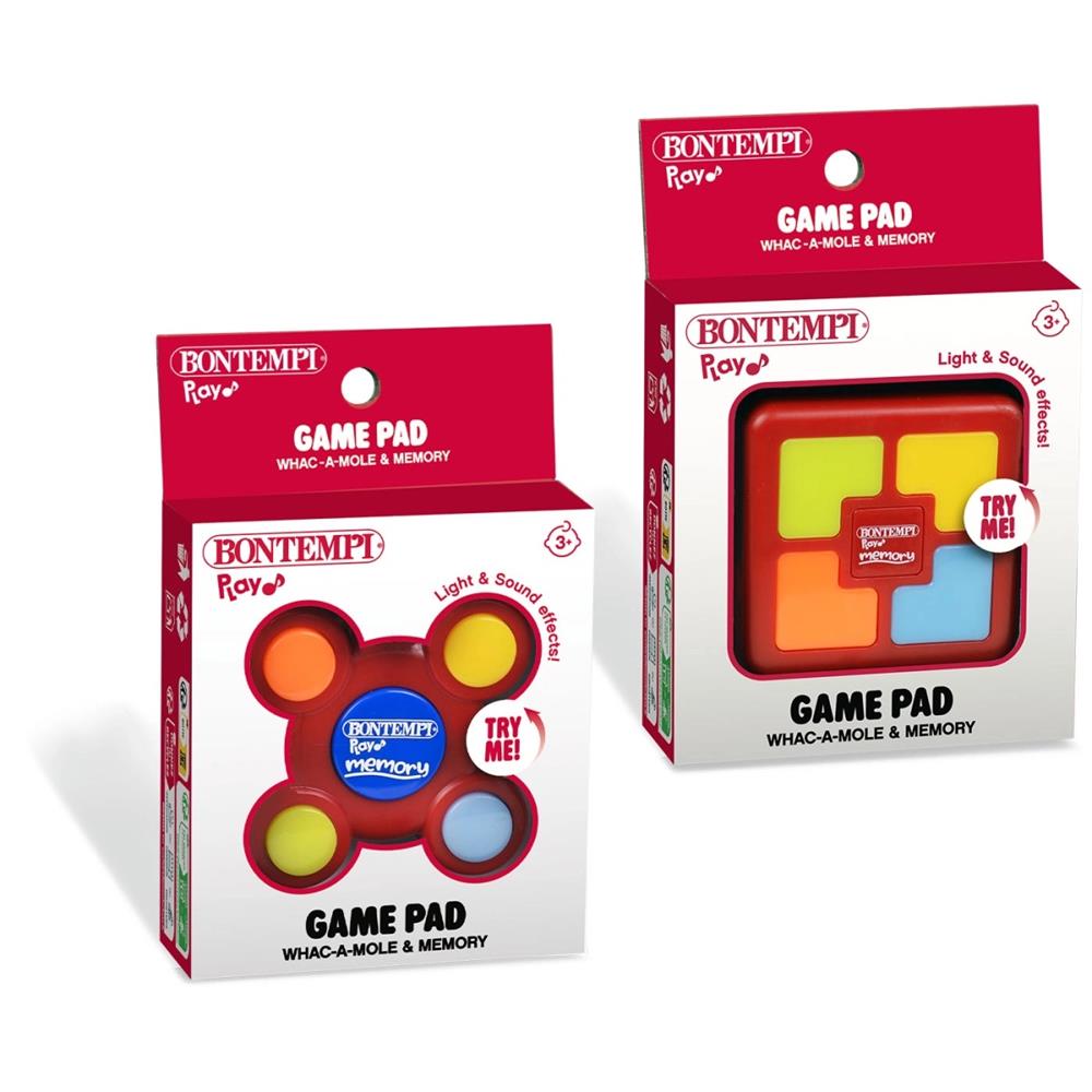 BONTEMPI MINI GAME PAD CON 2 GIOCHI - LUCI E SUONI 70 1000