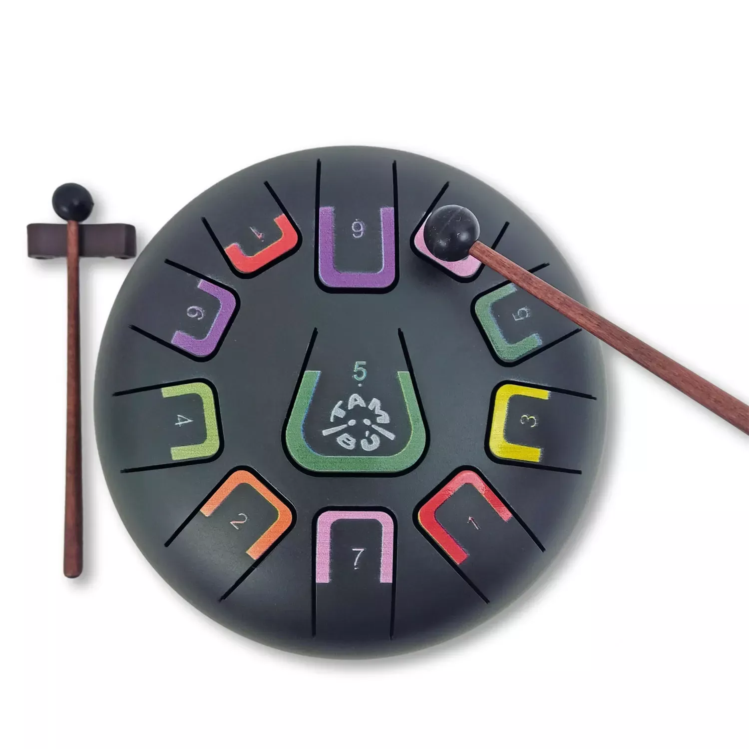 JUEGACONMIGO TAMBU 8'' 11 NOTE - BLACK NATURE