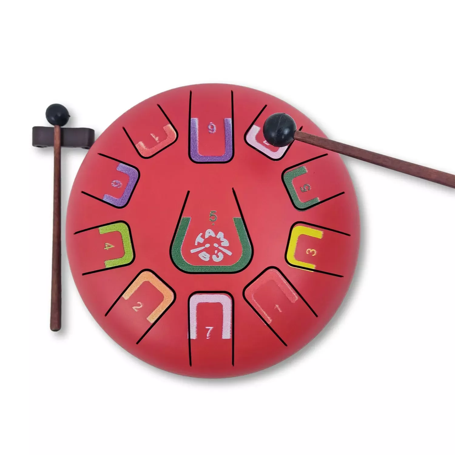 JUEGACONMIGO TAMBU 8'' 11 NOTE - SCARLET SUNSET JUEGACONMIGO TAMBU 8'' 11 NOTE - SCARLET SUNSET