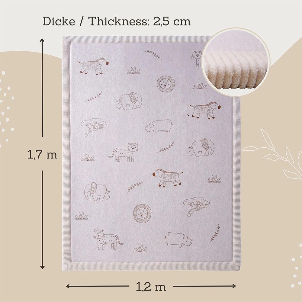 HAKUNA MAT TAPPETINO ''NUVOLA'' IN VELLUTO 170X120 CM - SAFARI HAKUNA MAT TAPPETINO ''NUVOLA'' IN VELLUTO 170X120 CM - SAFARI