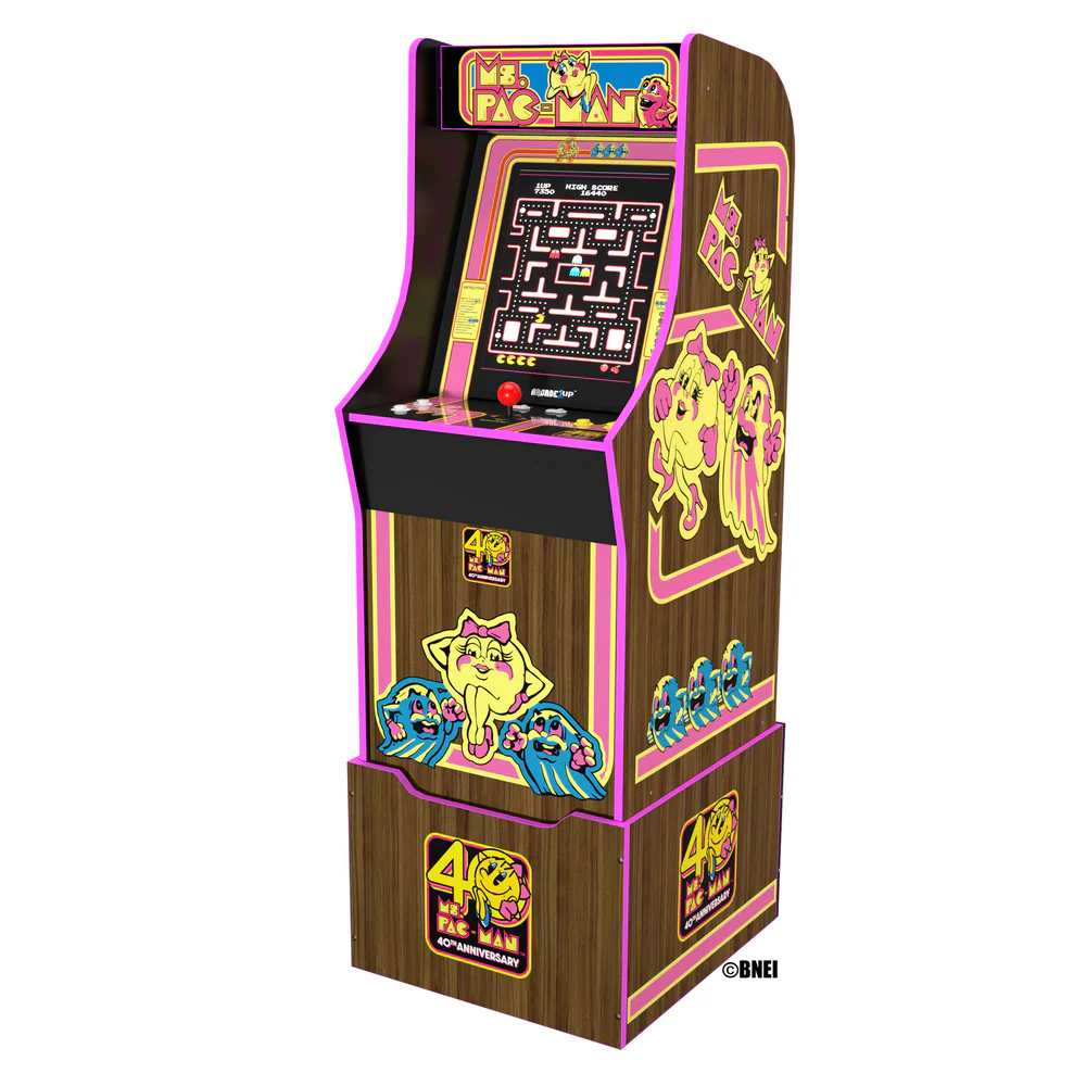 ARCADE1UP MS. PAC-MAN 40TH ANNIVERSARY ARCADE MACHINE MSP-A-20682 ARCADE1UP MS. PAC-MAN 40TH ANNIVERSARY ARCADE MACHINE MSP-A-20682