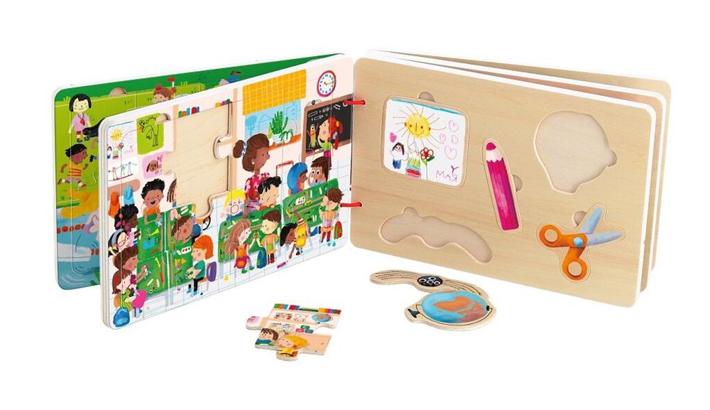 VILAC LIBRO PUZZLE IN LEGNO - ATTIVITÀ 7910 VILAC LIBRO PUZZLE IN LEGNO - ATTIVITÀ 7910