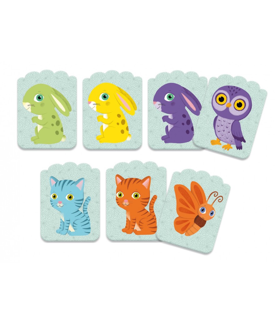DJECO LITTLE MATCH GIOCO DI CARTE DJ05061 DJECO LITTLE MATCH GIOCO DI CARTE DJ05061