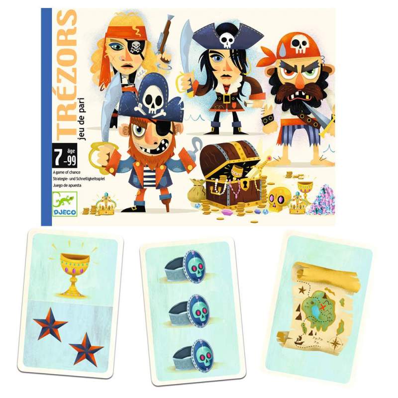 DJECO GIOCO DI CARTE - TREZORS DJ05183 DJECO GIOCO DI CARTE - TREZORS DJ05183
