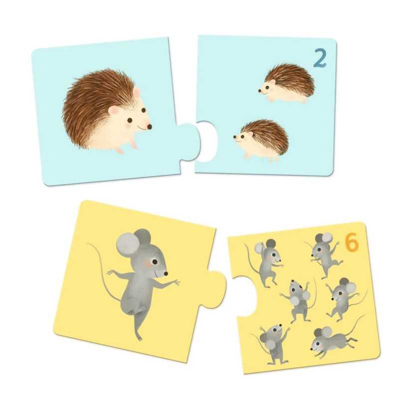 DJECO BABY ANIMALS PUZZLE DUO DJ08166