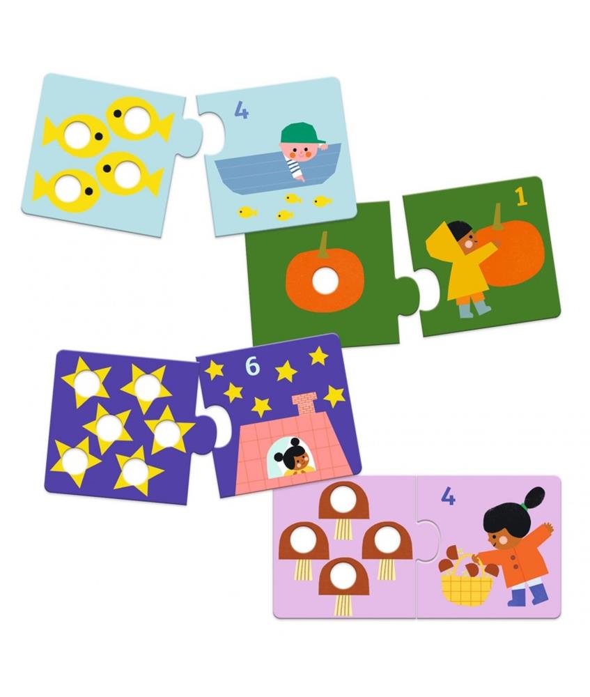 DJECO PRIMEI NUMERI - PUZZLE DUO DJ08272