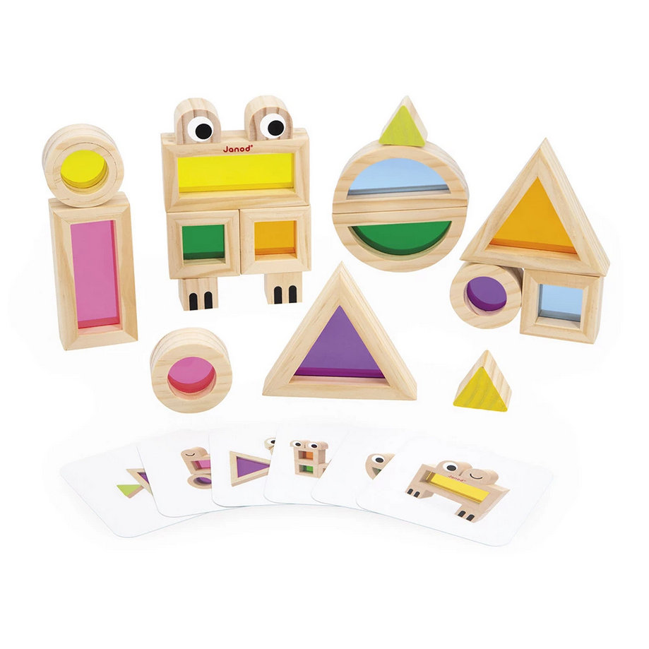 JANOD GIOCO SENSORIALE - BLOCCHI TRASLUCIDI J06306