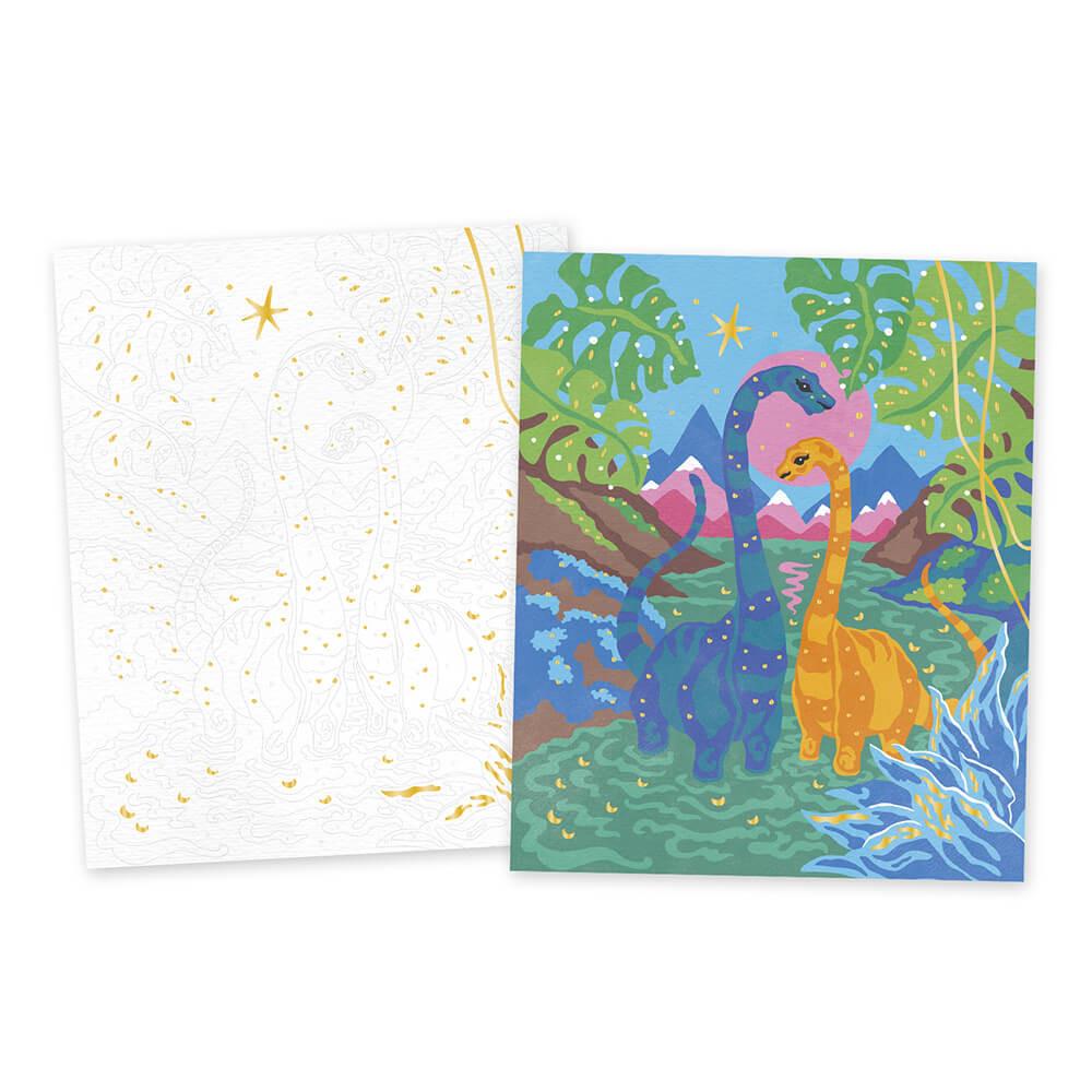 JANOD DIPINGI CON I NUMERI DINOSAURI J07982