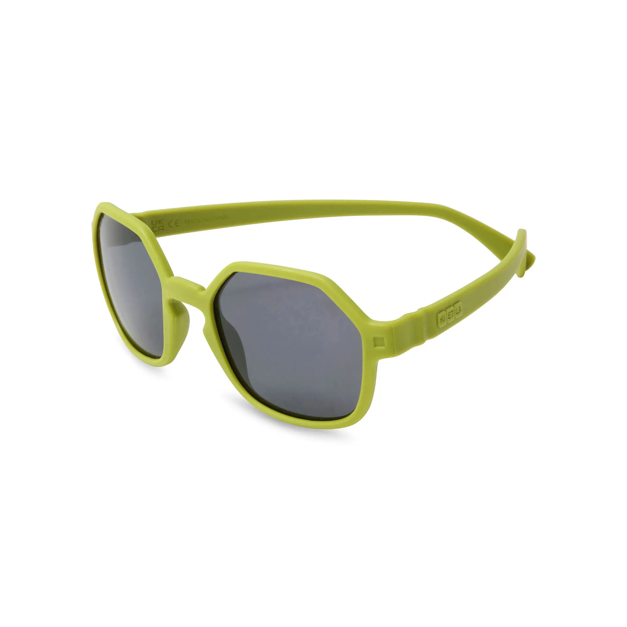 KI ET LA OCCHIALI DA SOLE EYZZ 5 ANGULAR SQUARE SHAPE 7-12 ANNI EY5SUNOLIVE