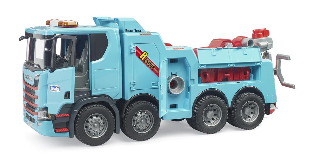 BRUDER SCANIA SUPER 560R CAMION DI RECUPERO E TRAINO CON MODULO L+S 03553 BRUDER SCANIA SUPER 560R CAMION DI RECUPERO E TRAINO CON MODULO L+S 03553