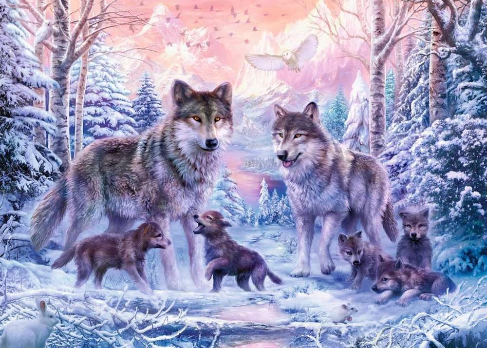 RAVENSBURGER PUZZLE LUPI ARTICI 1000 PZ 00647 RAVENSBURGER PUZZLE LUPI ARTICI 1000 PZ 00647