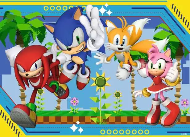 RAVENSBURGER PUZZLE SONIC XXL 100 PZ 01134