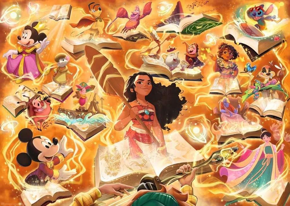 RAVENSBURGER DISNEY LORCANA PUZZLE GLIMMERS OF THE REALM: AMBER 1000P 01621
