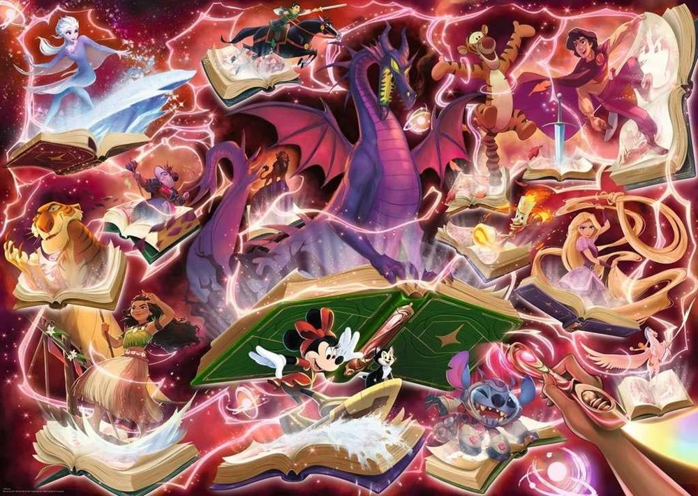 RAVENSBURGER PUZZLE DISNEY LORCANA GLIMMERS OF THE REALM: RUBY 1000 PZ 01624