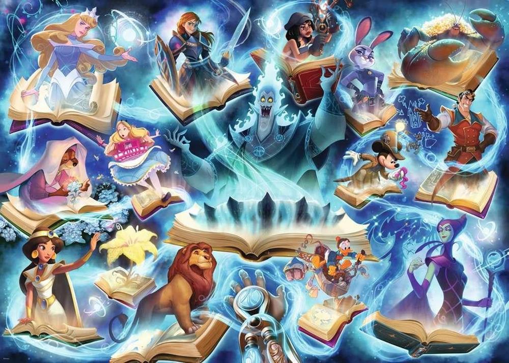 RAVENSBURGER PUZZLE DISNEY LORCANA GLIMMERS OF THE REALM: SAPPHIRE 1000 PZ 01625