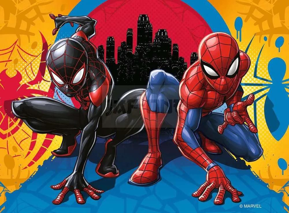 RAVENSBURGER PUZZLE MARVEL SPIDER-MAN 4 IN A BOX 12/16/20/24 PZ 04201