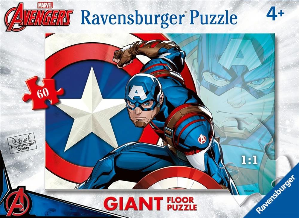 RAVENSBURGER PUZZLE CAPTAIN AMERICA 60 PZ 04217