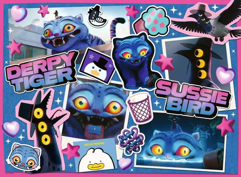 RAVENSBURGER PUZZLE DERPY & SUSSIE - K-POP DEMON HUNTERS XXL 300 PZ 12004758