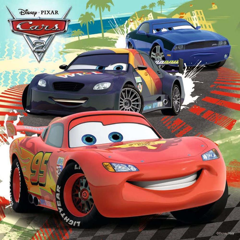 RAVENSBURGER PUZZLE CARS 2 - COLLEZIONE 3X49 PZ 09281 RAVENSBURGER PUZZLE CARS 2 - COLLEZIONE 3X49 PZ 09281