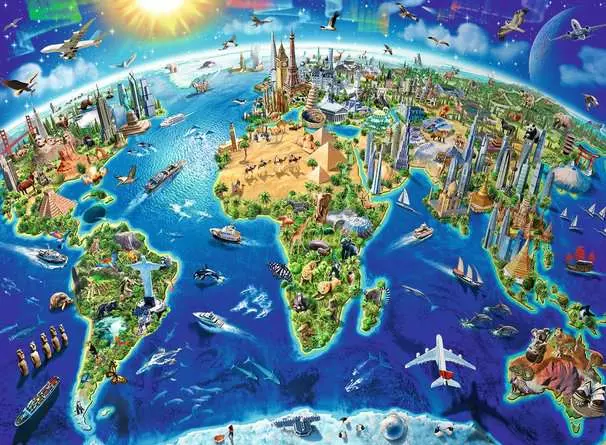 RAVENSBURGER PUZZLE VISTA DALL'ALTO XXL 200 PZ 12722