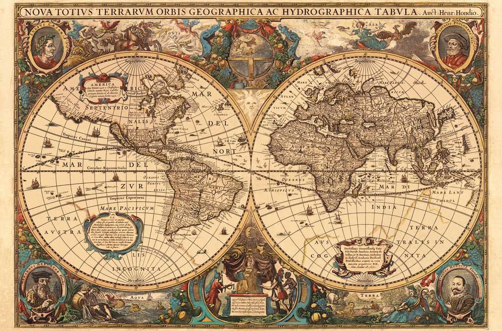 RAVENSBURGER  MAPPAMONDO STORICO 17411