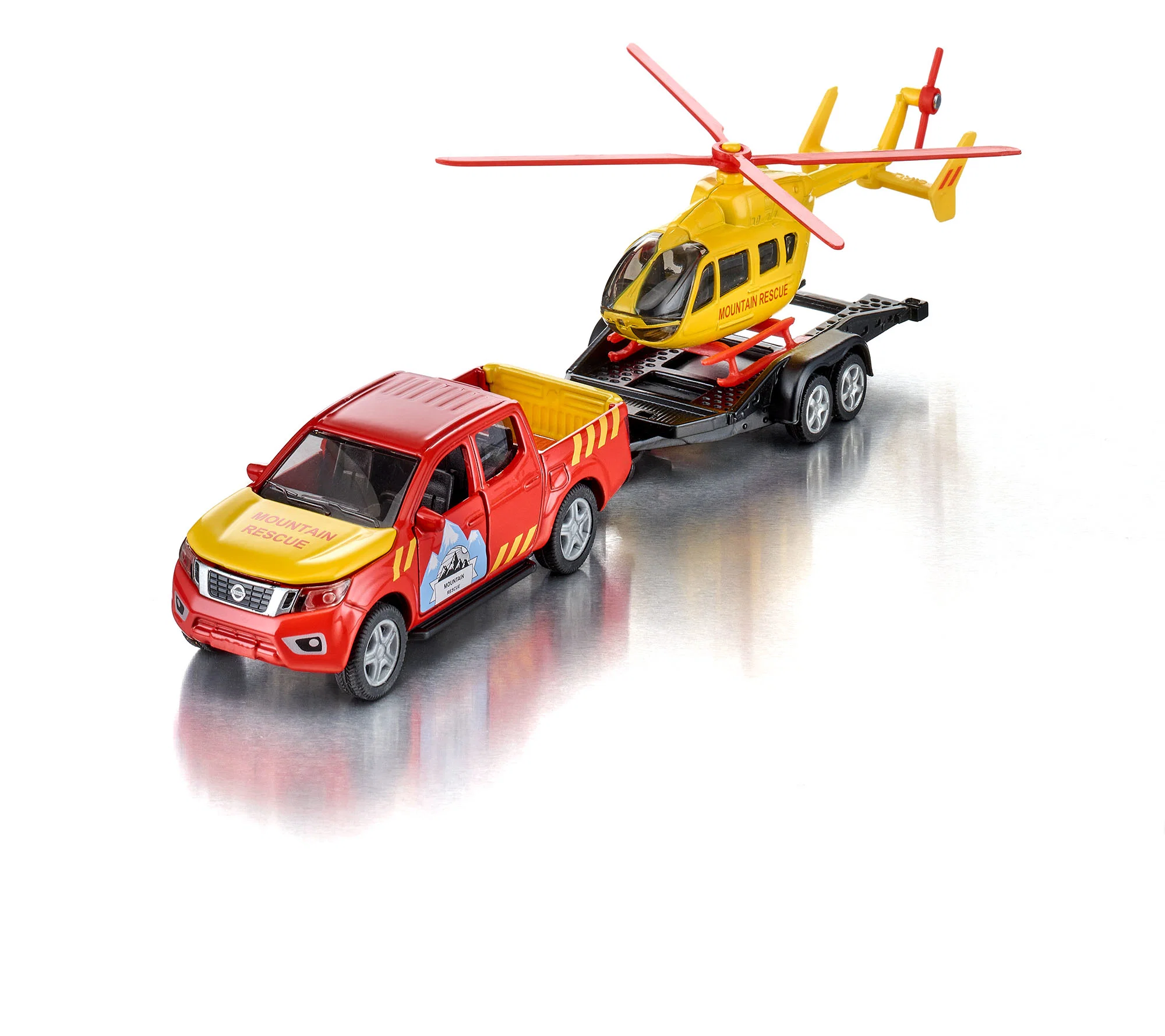 SIKU NISSAN NAVARA CON ELICOTTERO 2570