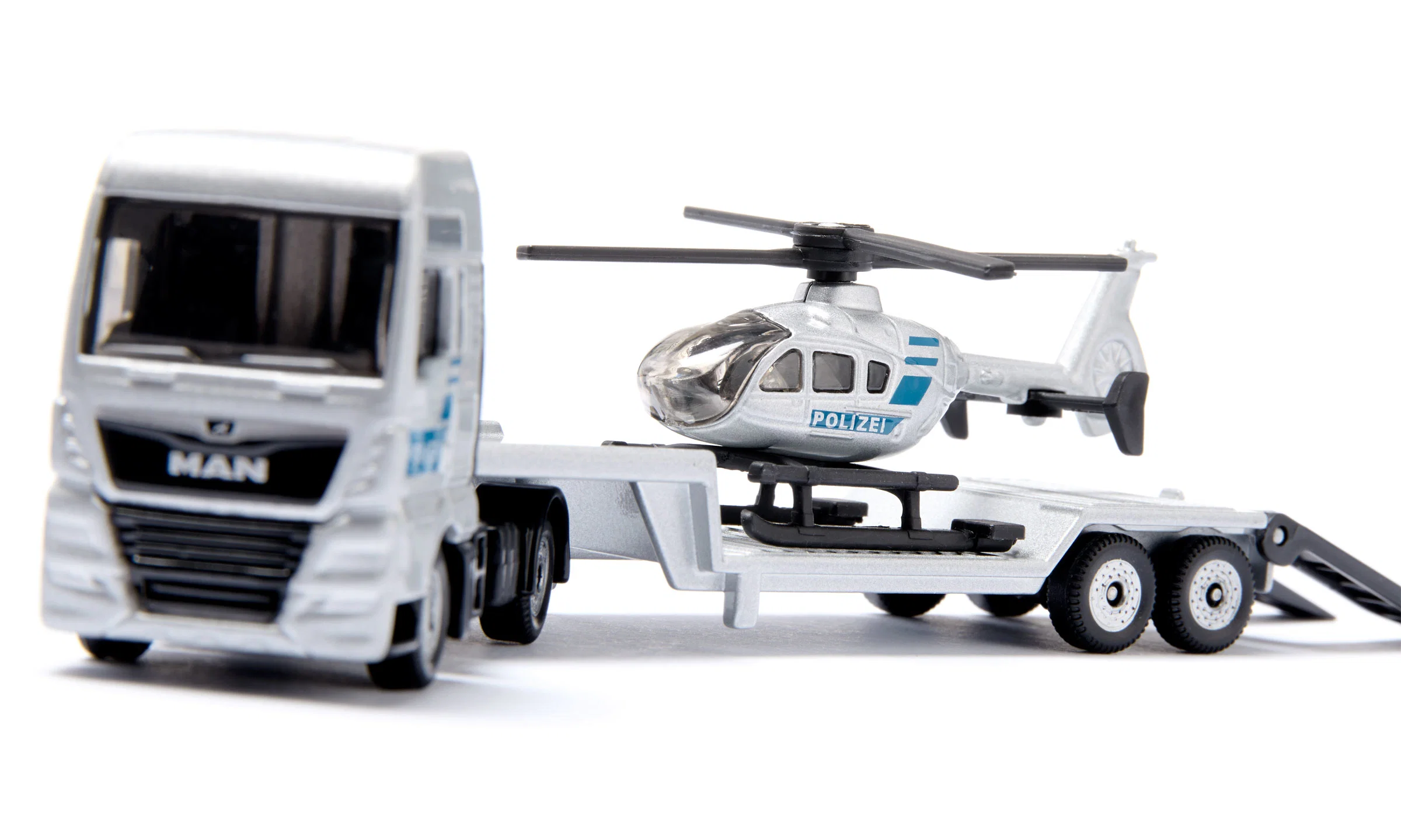SIKU CAMION MAN CON ELICOTTERO DELLA POLIZIA 1759