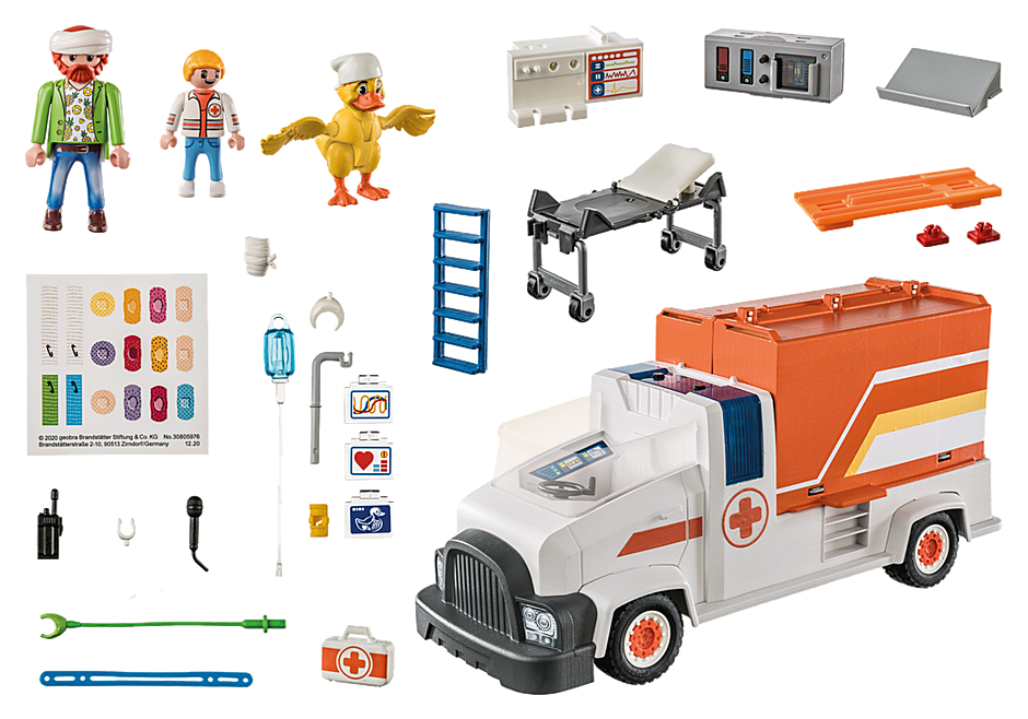 PLAYMOBIL DUCK ON CALL AMBULANZA 70913
