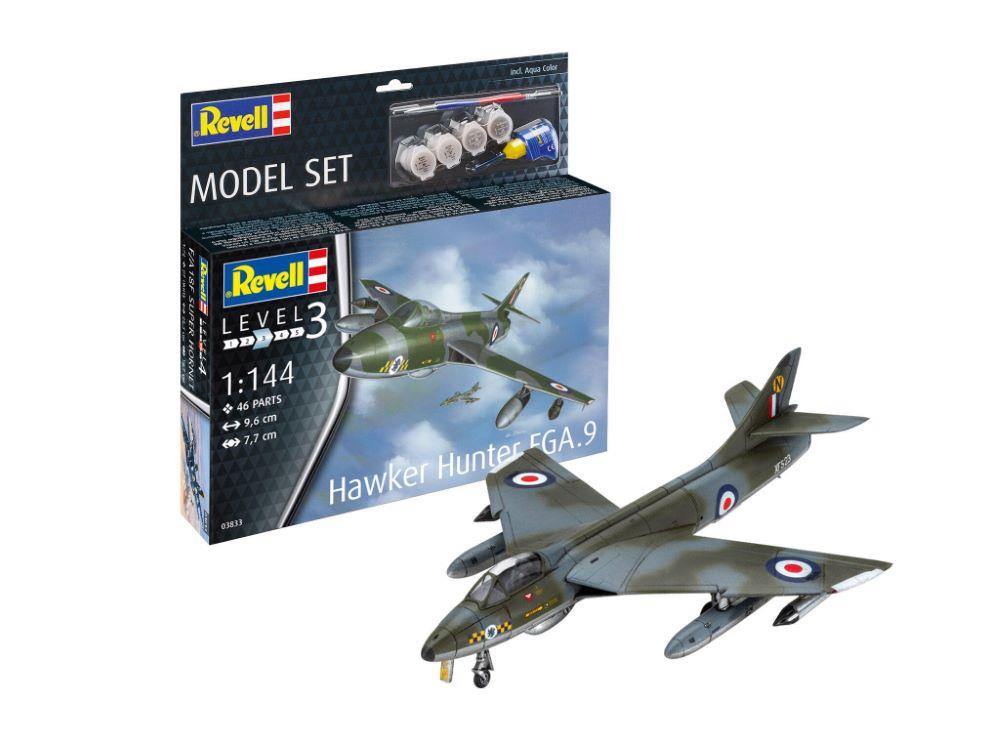 REVELL SET DI MODELLI HAWKER HUNTER FGA.9 63833