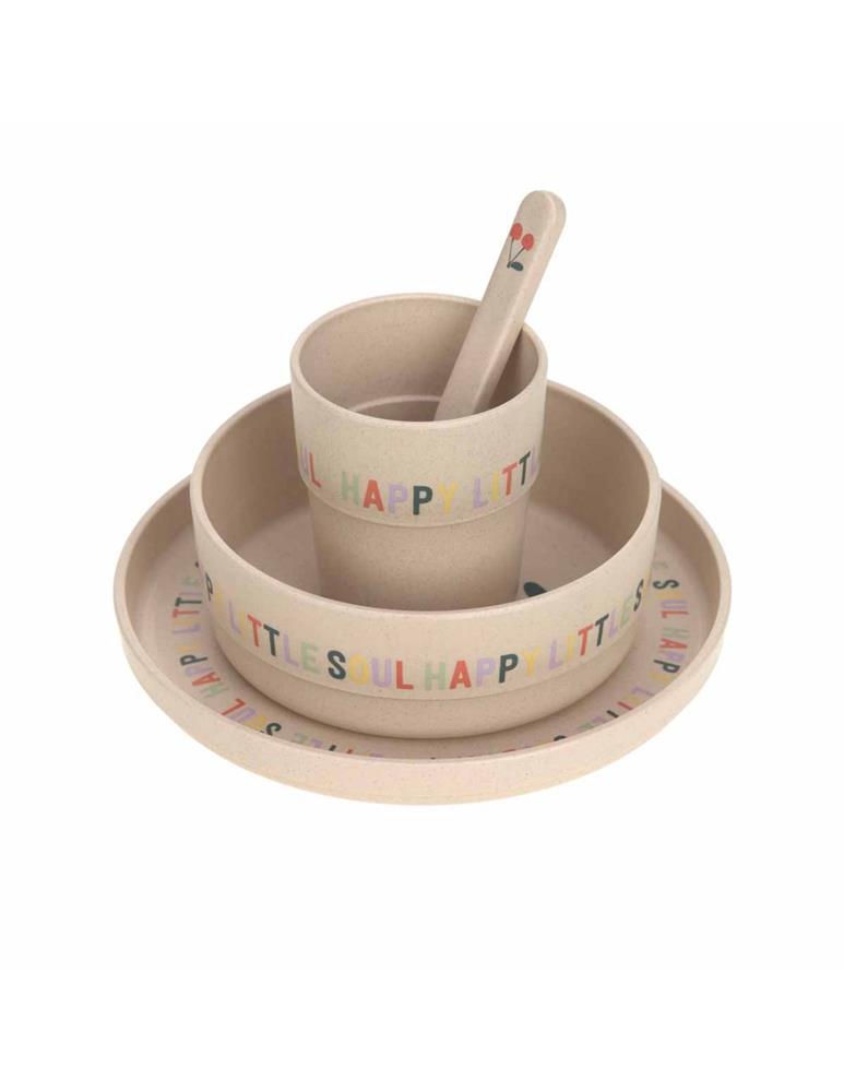 LÄSSIG SET PIATTI HAPPY FRUITS CHERRY LÄSSIG SET PIATTI HAPPY FRUITS CHERRY