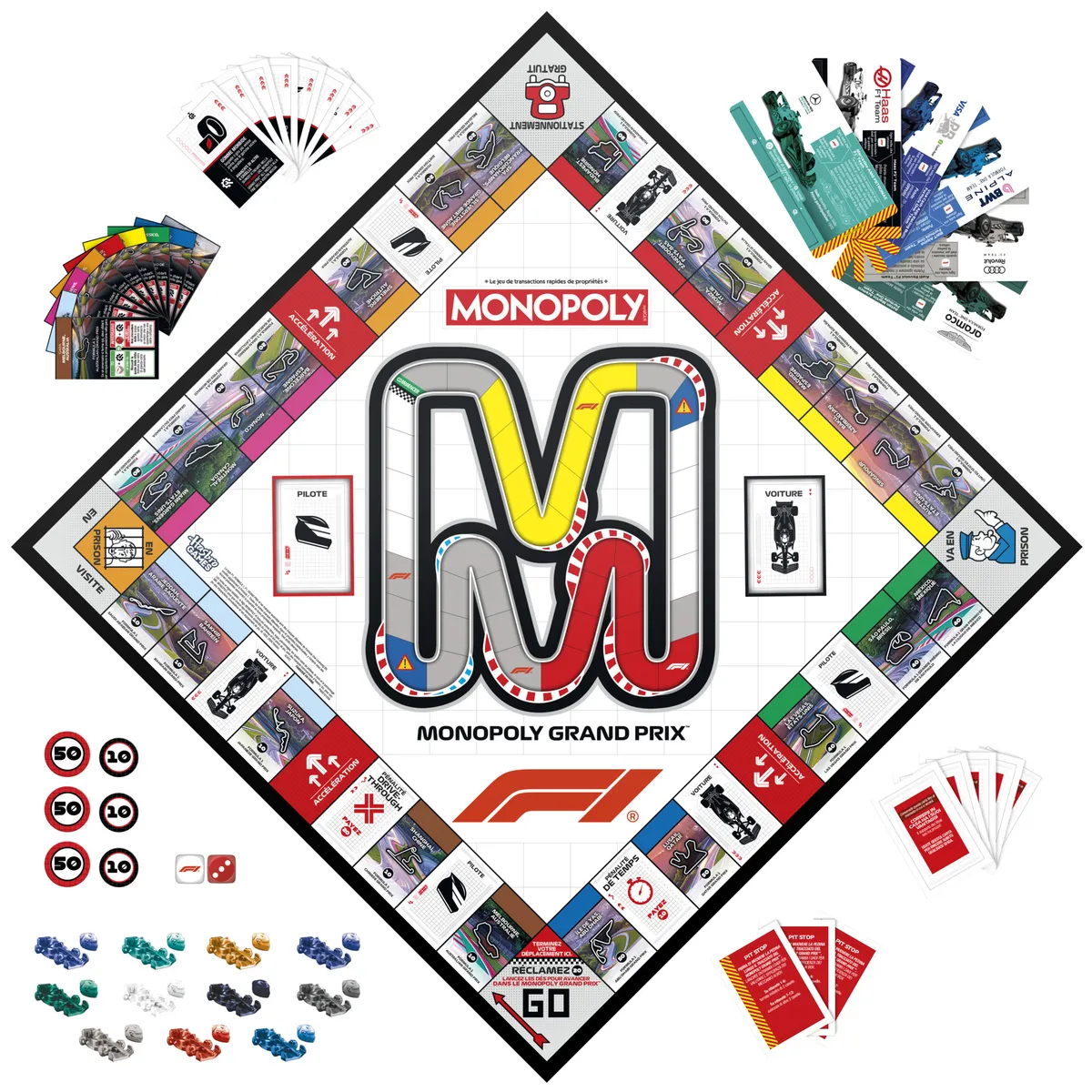 HASBRO MONOPOLY FORMULA 1 HASBRO MONOPOLY FORMULA 1