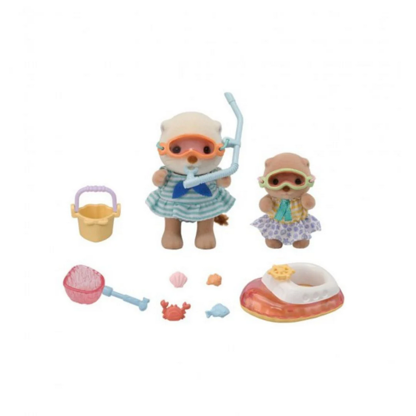 SYLVANIAN SPLASHY SNORKEL SET - SORELLE LONTRA MARINA 5804 SYLVANIAN SPLASHY SNORKEL SET - SORELLE LONTRA MARINA 5804