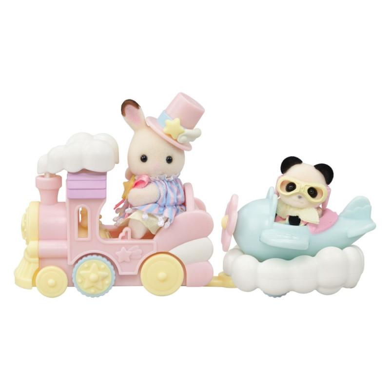 SYLVANIAN SET PARK RIDE - AEREO E TRENO 5819