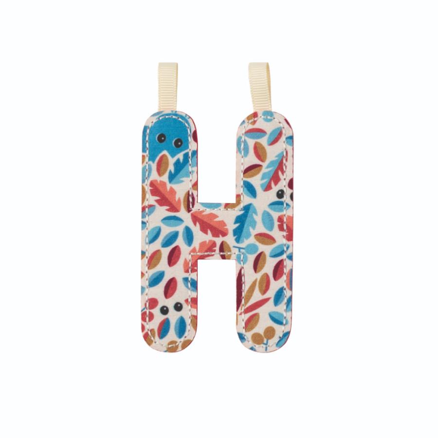 LILLIPUTIENS LETTERA H IN TESSUTO FOSFORESCENTE REVERSIBILE 83868