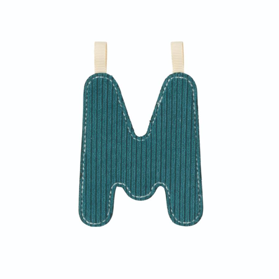 LILLIPUTIENS LETTERA M IN TESSUTO FOSFORESCENTE REVERSIBILE 83875