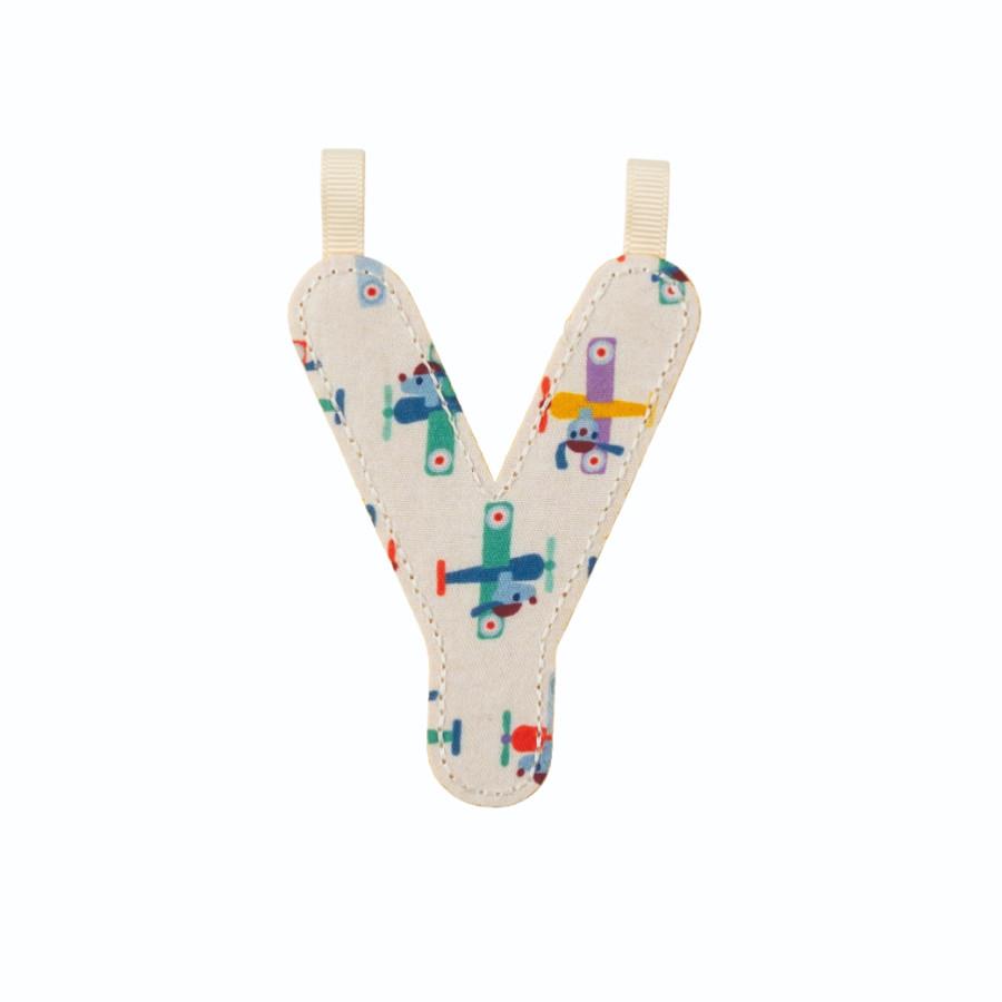 LILLIPUTIENS LETTERA Y IN TESSUTO FOSFORESCENTE REVERSIBILE 83888