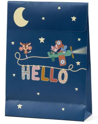 LILLIPUTIENS SACCHETTO DI CARTA REGALO CON LETTERE ALFABETO 83890