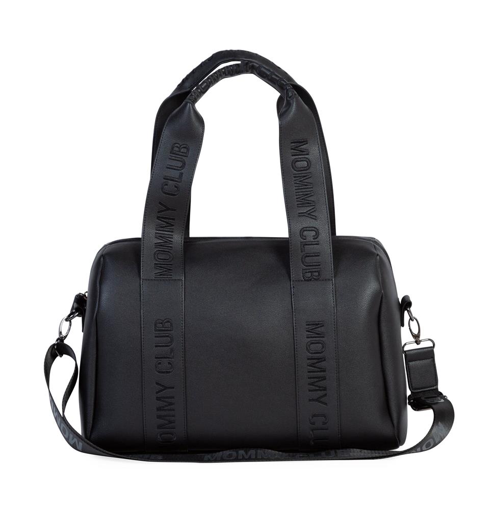 CHILDHOME MOMMY CLUB BORSA PER IL CAMBIO - SIGNATURE SIMILPELLE NERA 402757