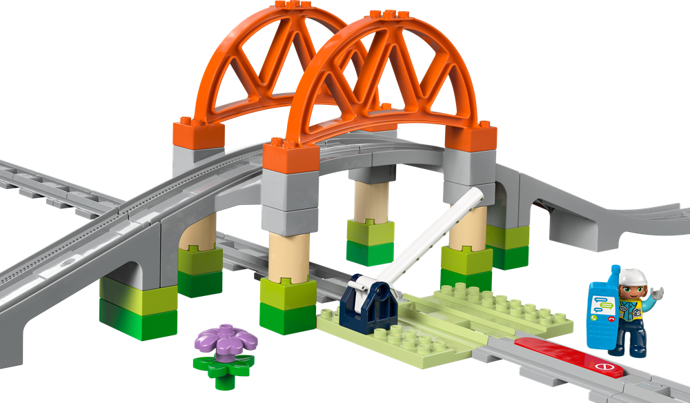 LEGO DUPLO TOWN PACK DI ESPANSIONE PONTE E BINARI FERROVIARI 10426