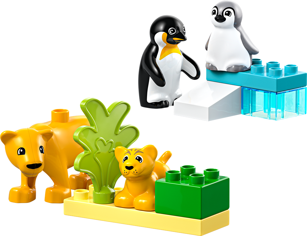 LEGO DUPLO TOWN FAMIGLIE DI ANIMALI: PINGUINI E LEONI 10442