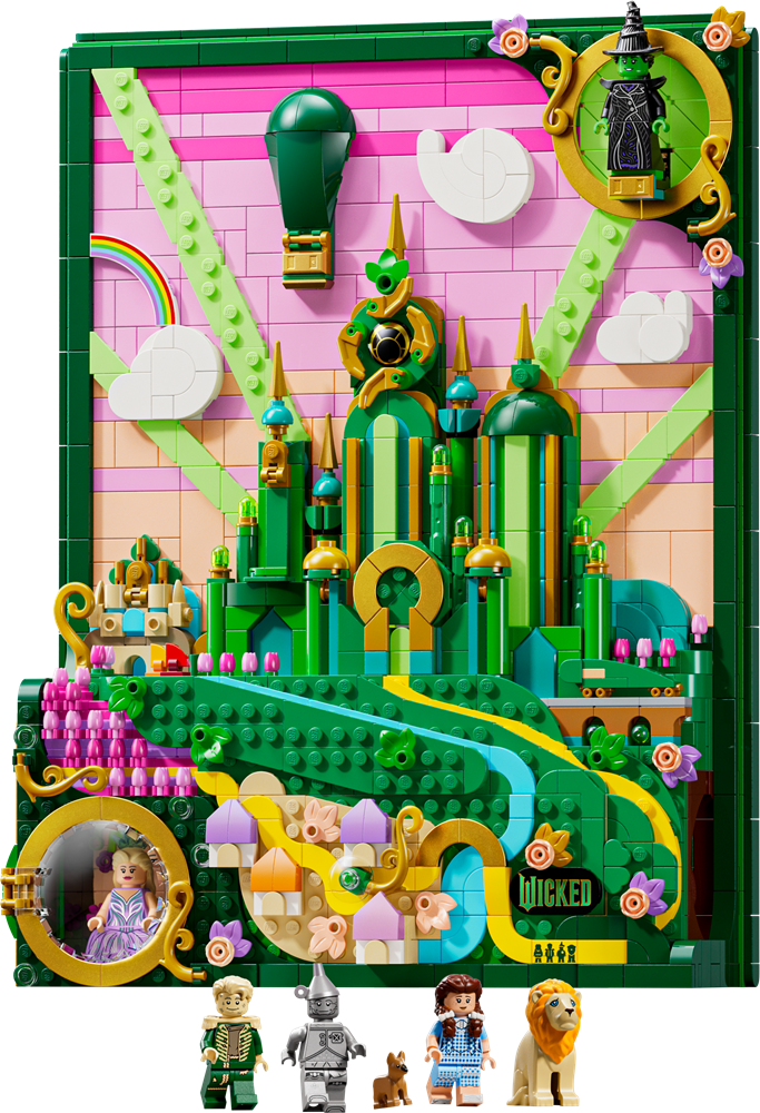 LEGO WICKED WALL ART CITTÀ DI SMERALDO 75685