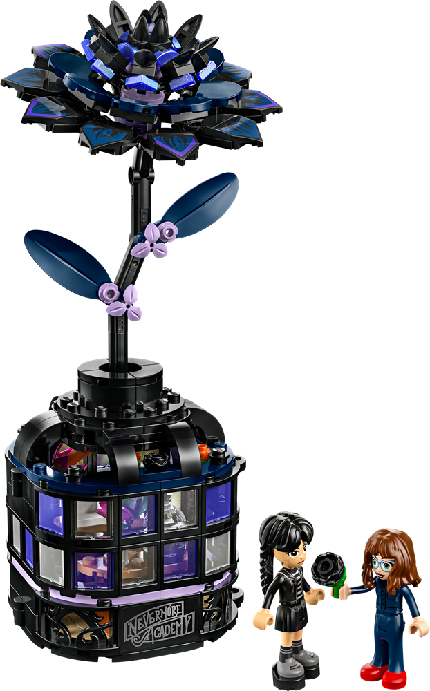 LEGO WEDNESDAY FIORE DI DALIA NERO 76784