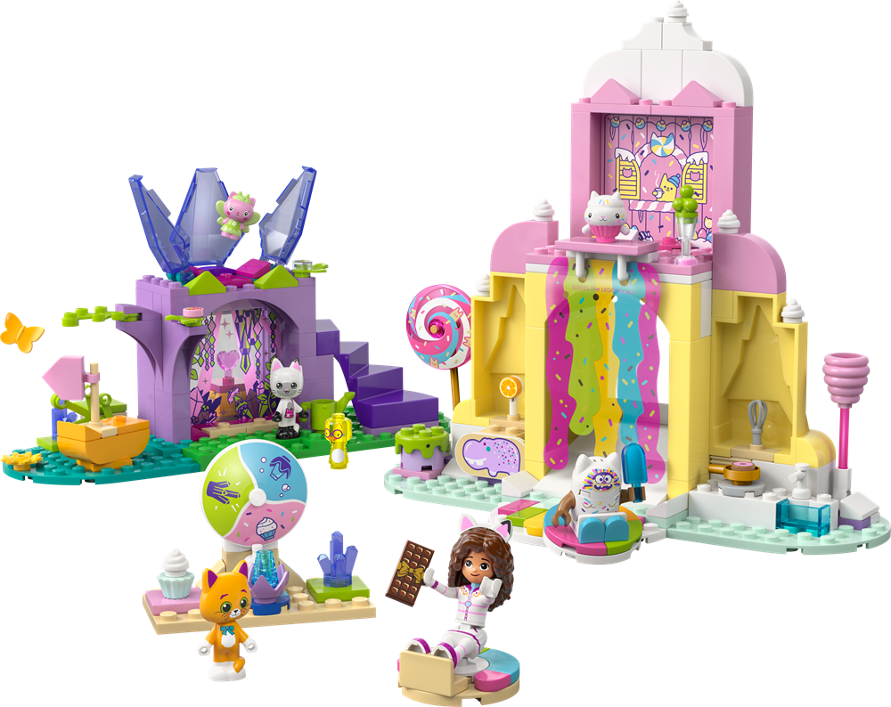 LEGO GABBY'S DOLLHOUSE DOLCE MONTAGNA E GIARDINO DI GATTINA FATINA 11205