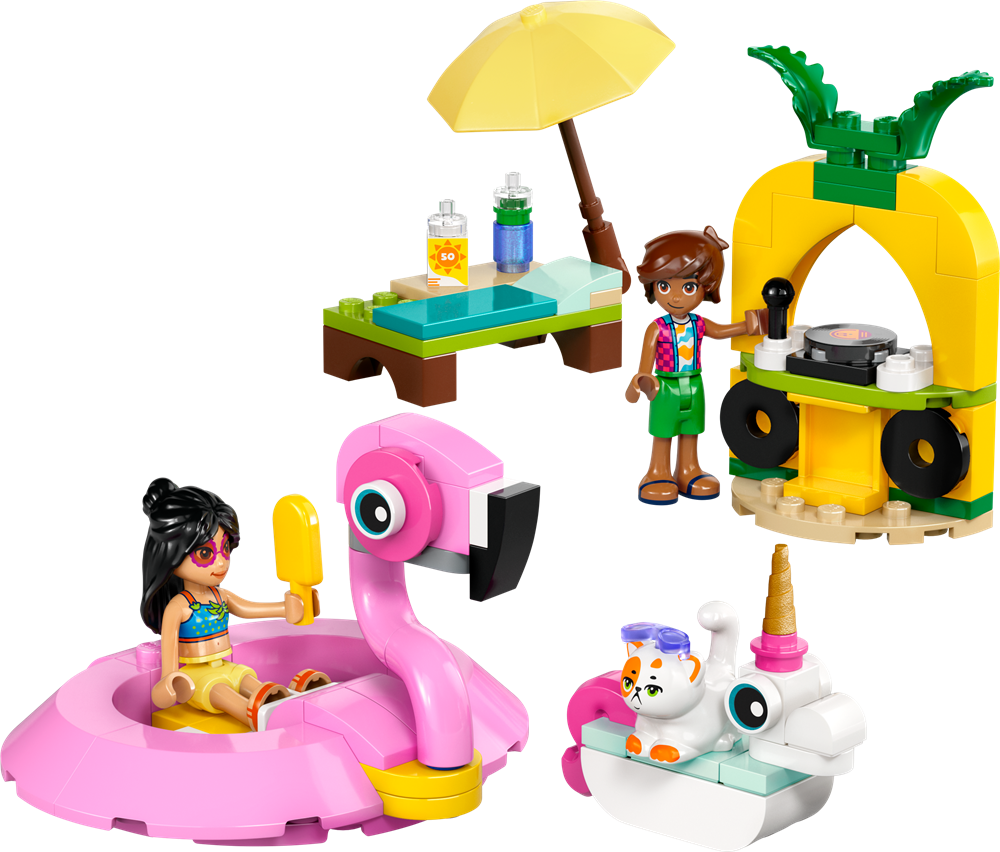 LEGO LEGO FRIENDS POOL PARTY CON UNICORNO E FENICOTTERO 42658