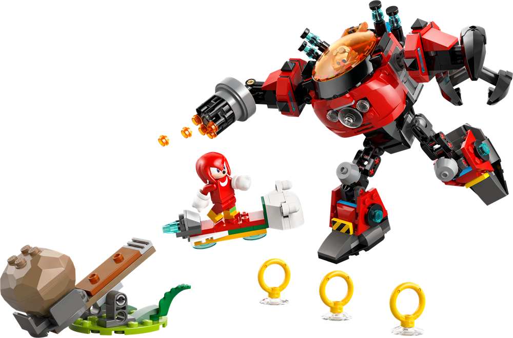 LEGO SONIC THE HEDGEHOG™ KNUCKLES VS. IL MECH EGG CRUSHER DEL DR. EGGMAN 77005